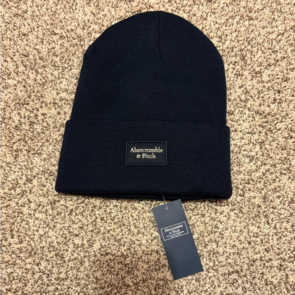 Abercrombie & Fitch Black Beanie